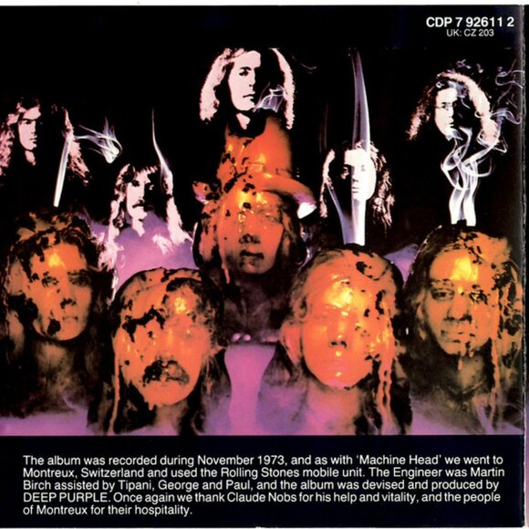 deep purple burn mint 1989 uk cd - blackmore coverdale hard rock mistreated - Picture 4 of 4